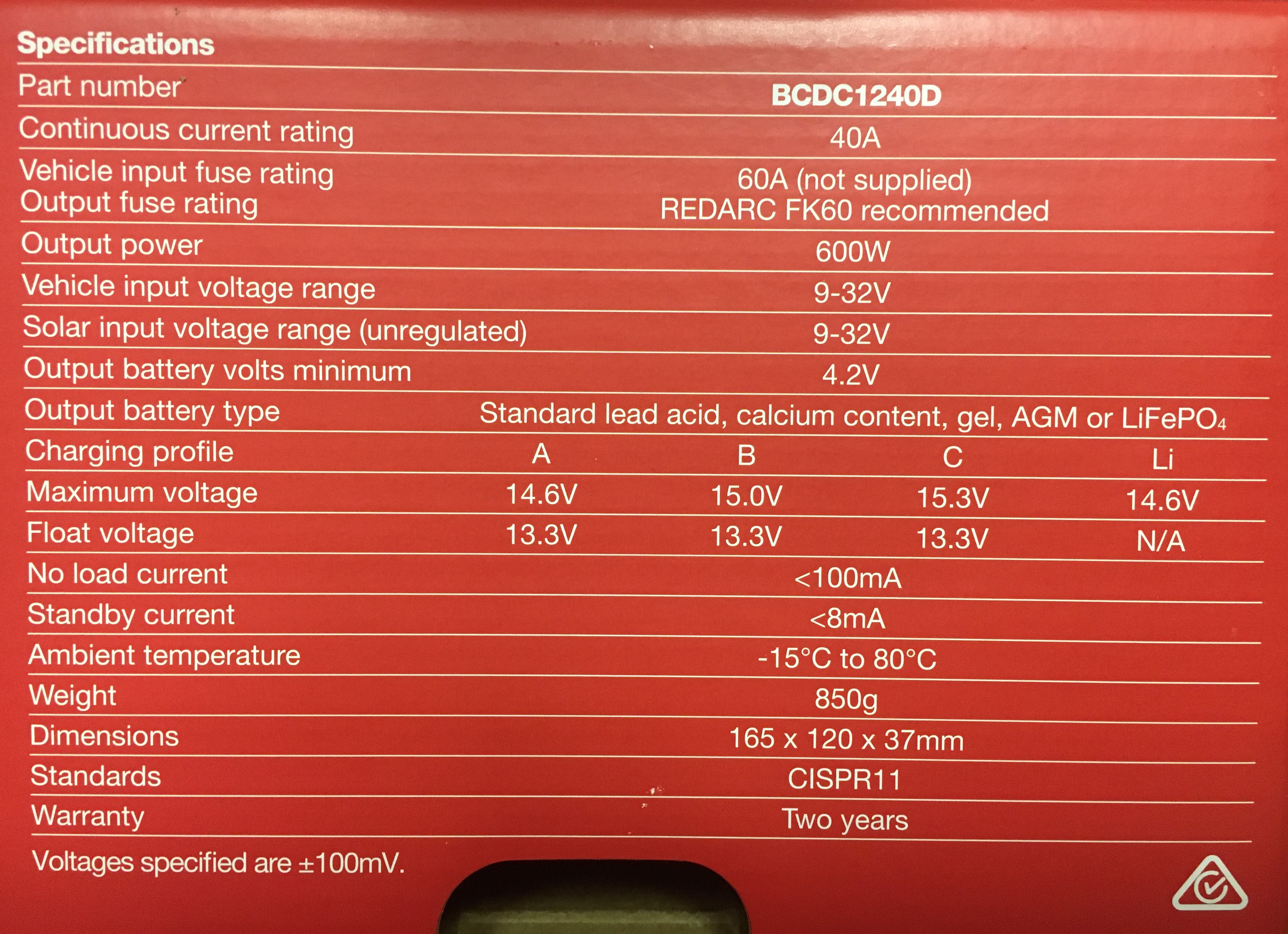 红心BCDC 1240D电池充电器